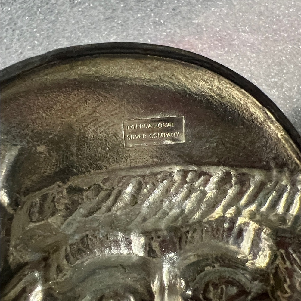 International Silver Company Santa Claus candy trinket dish - Picture 6 of 8